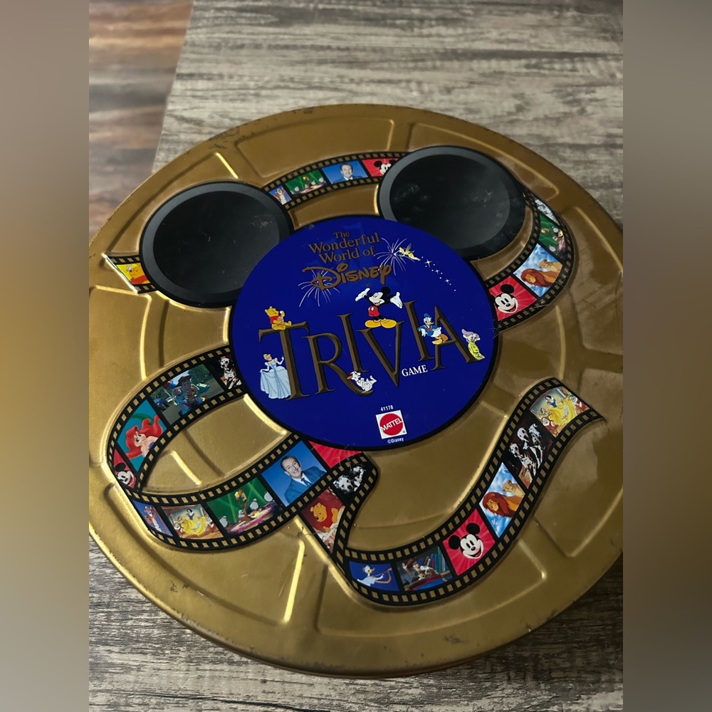 Vintage 'The Wonderful World of Disney' Trivia Game - Mattel 1997 Complete 41178